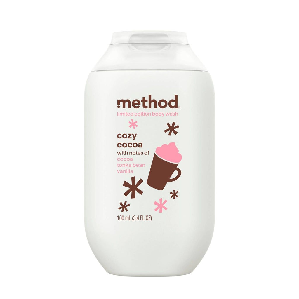 Method Holiday Body Wash - Cozy Cocoa - 3.4 fl oz