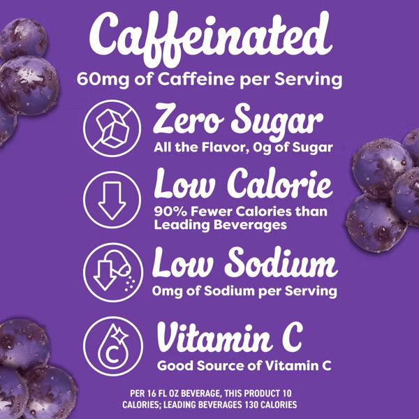 Crystal Light Grape With Caffeine - 10 pack