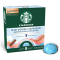 Starbucks Iced Brown Sugar Cinnamon Light Roast Double Shot Coffee Pods - 8ct