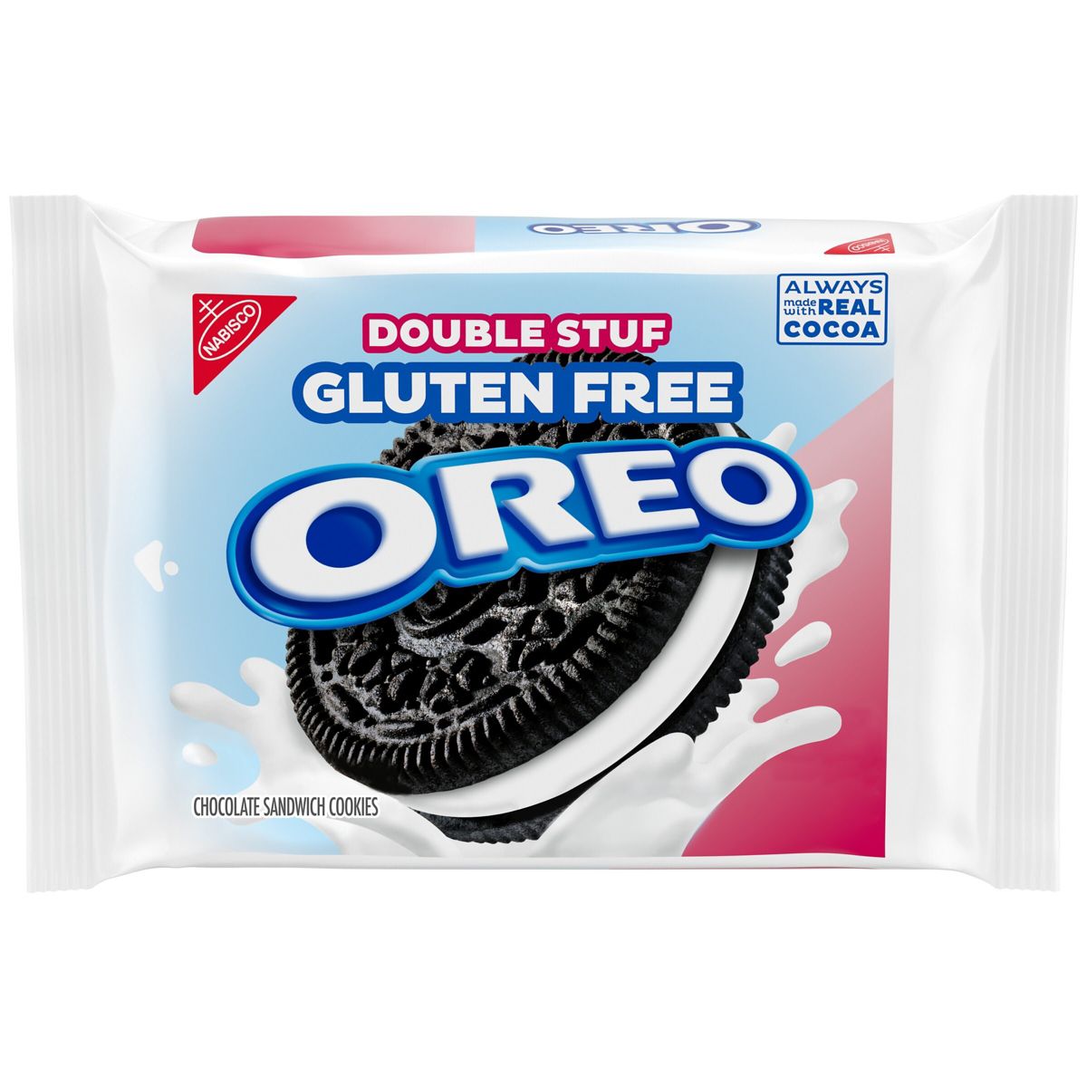 Oreo Double Stuf Gluten Free Chocolate Sandwich Cookies - 12.47oz