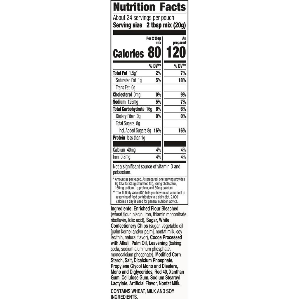 Betty Crocker Soft Baked Red Velvet Cookie Mix - 17.1oz: No Artificial Sweeteners, No High Fructose