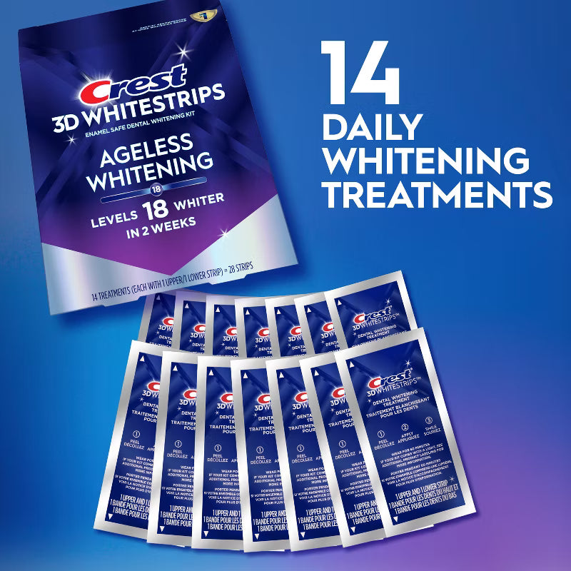 Crest 3D Whitestrips Ageless Whitening Kit 14ct