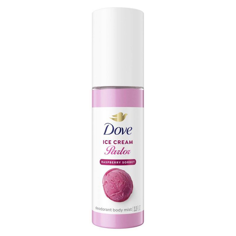 Dove Beauty Ice Cream Parlor Raspberry Sorbet Body Mist 3.3oz