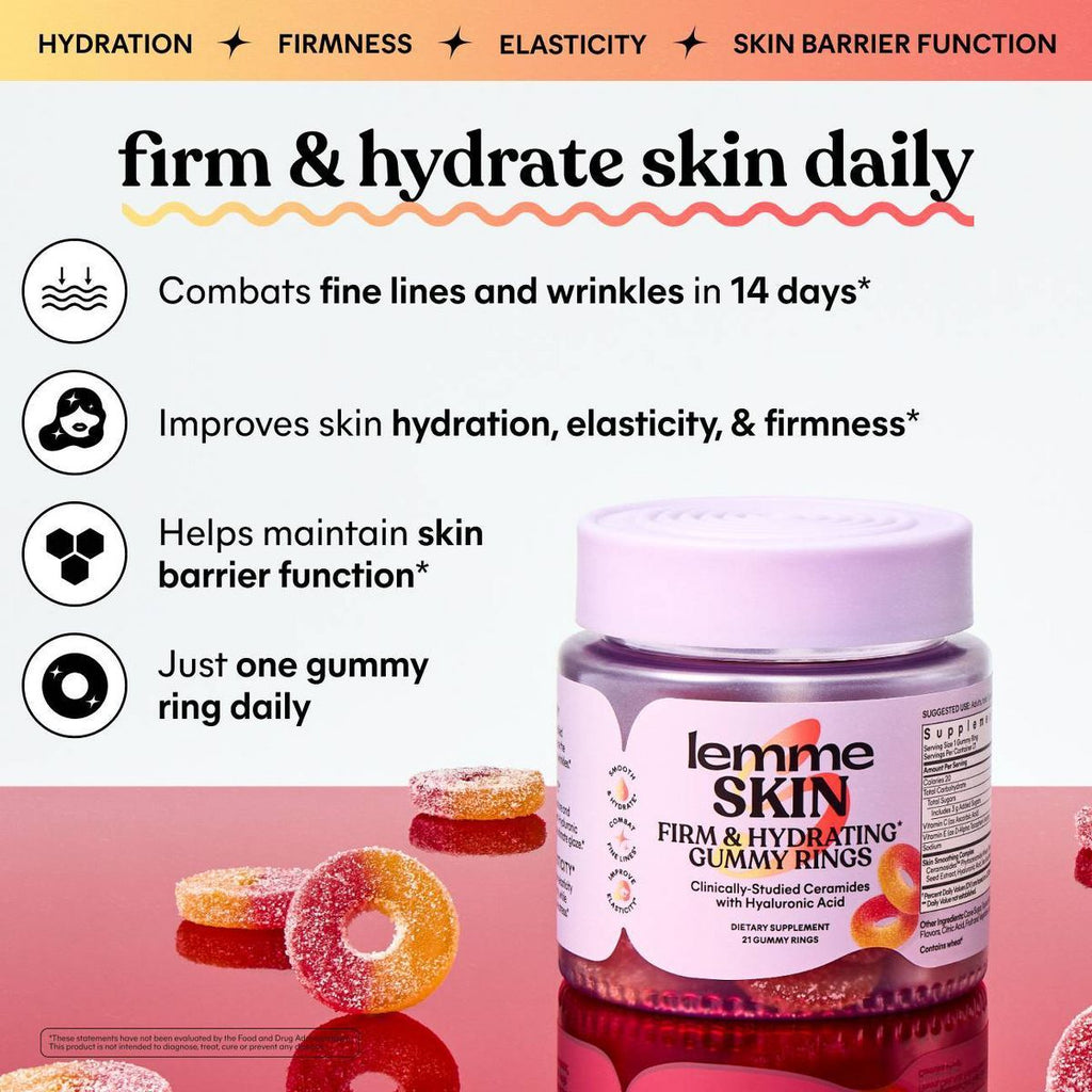 Lemme Skin Gummy Rings - Peach