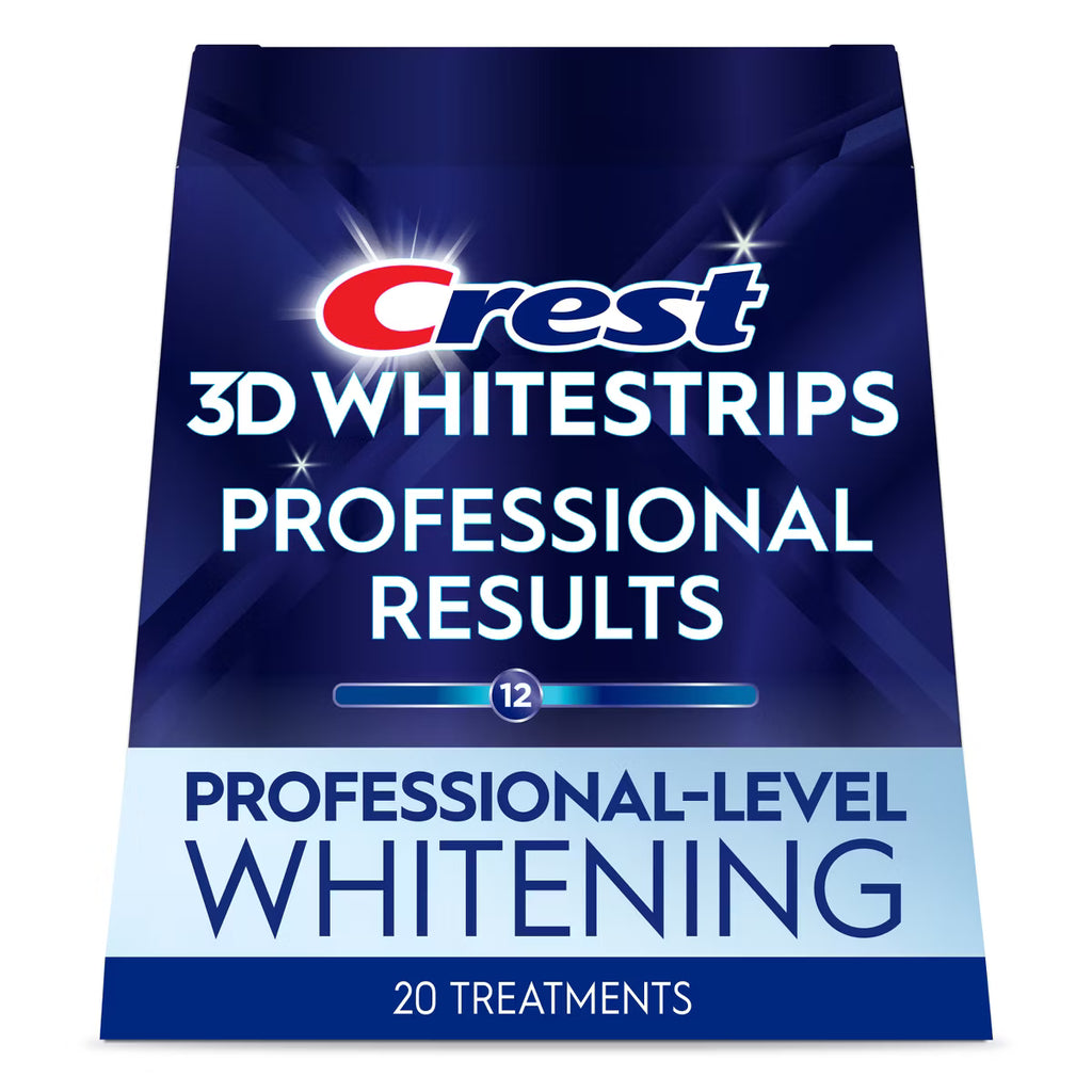 Crest 3D Whitestrips Professional White Teeth Whitening Kit 20 Treatments