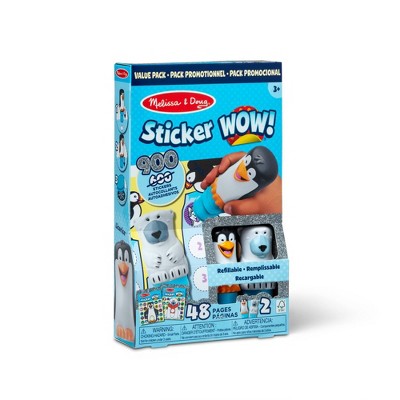 Melissa & Doug Sticker WOW! Winter (Polar Bear and Penguin) Arts and Crafts Coll