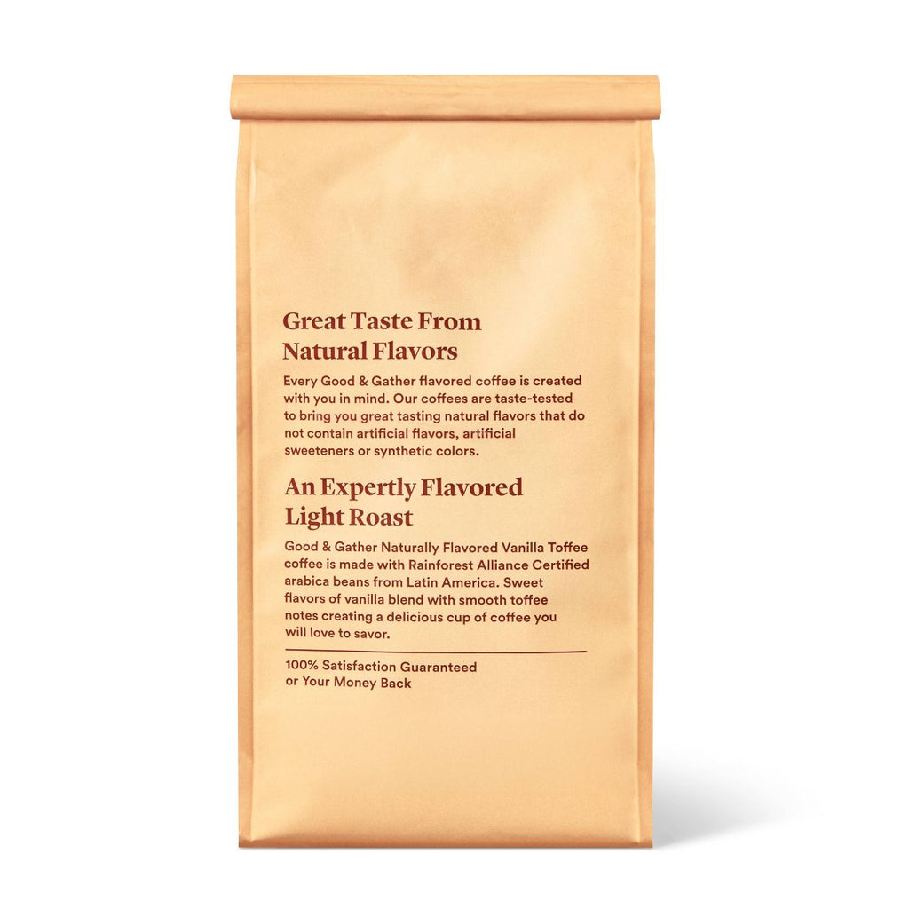 Good & Gather Vanilla Toffee Light Roast Coffee - 12oz