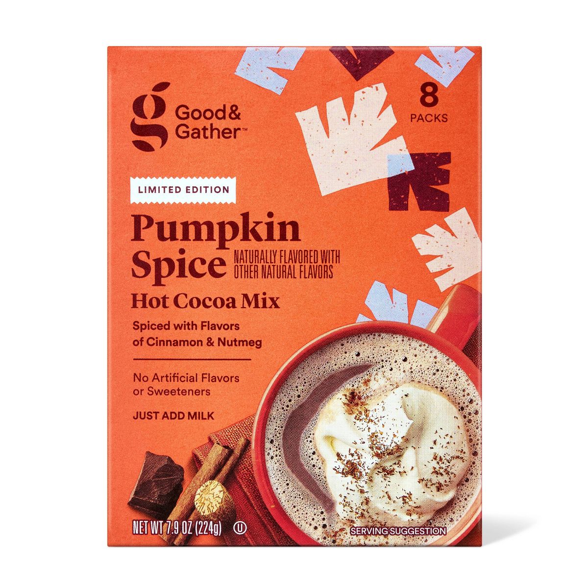 Good & Gather Pumpkin Spice Hot Cocoa Mix - 7.9oz/8ct