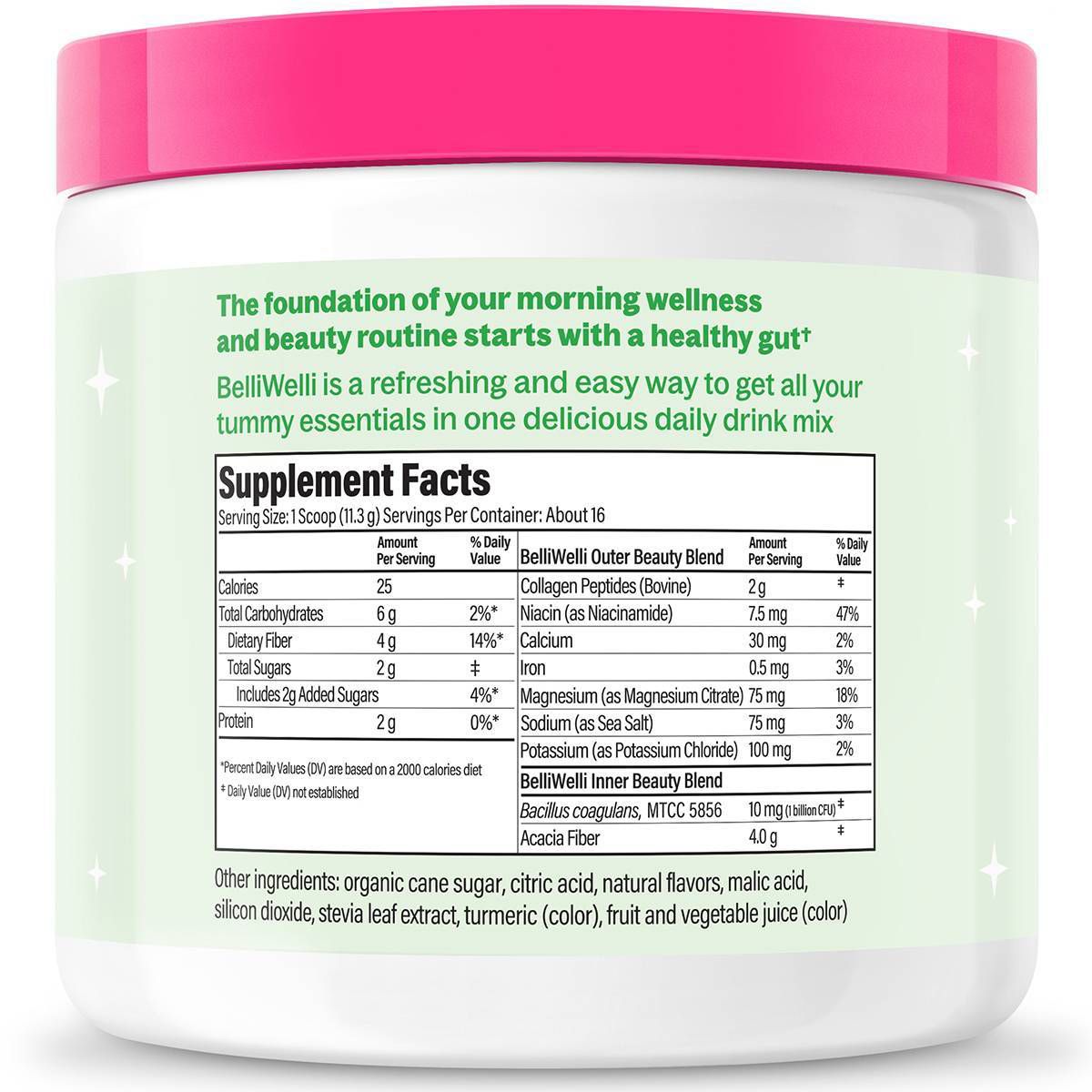 BelliWelli Multivitamin Powder - Watermelon