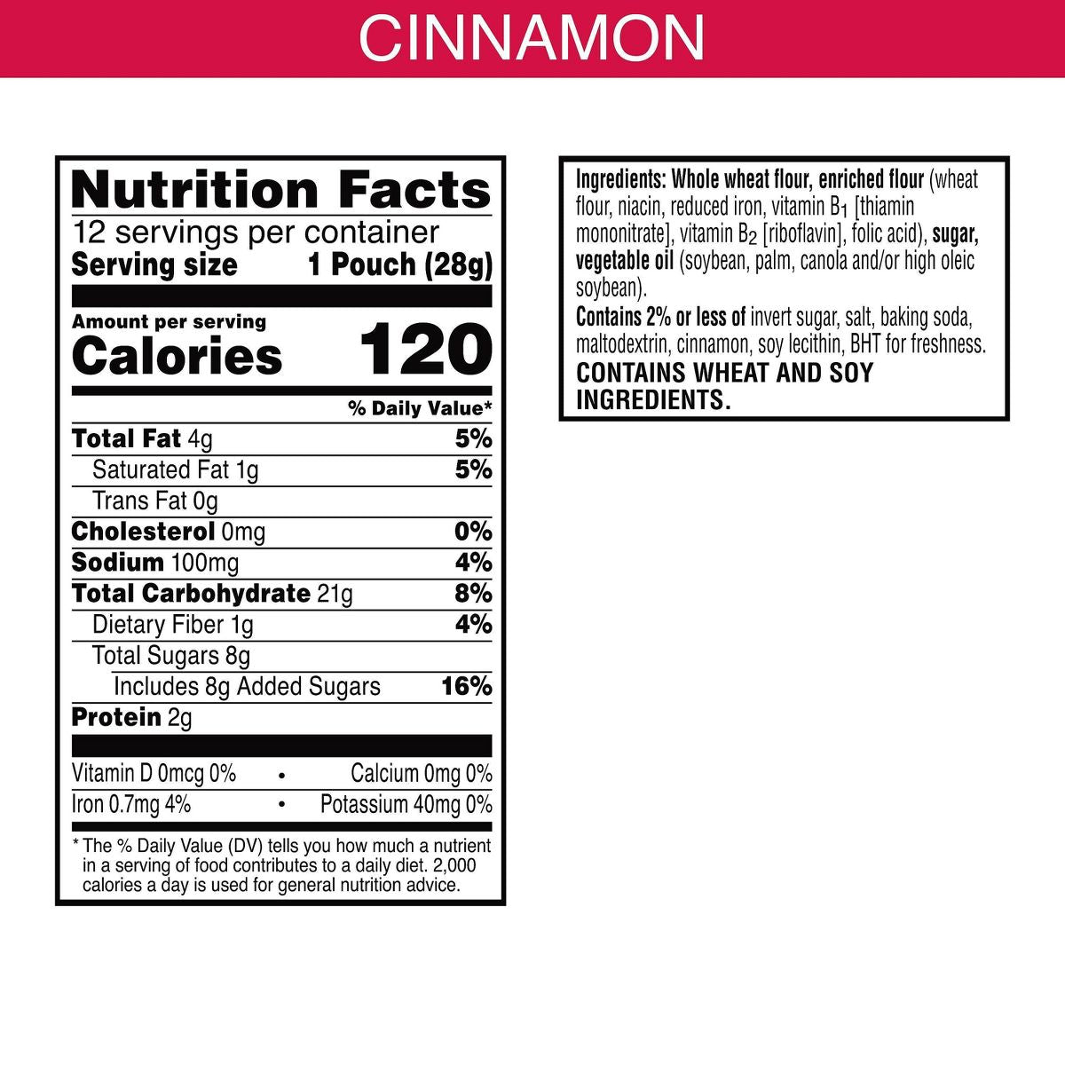 Kellogg's Snacks Scooby-Doo! Cinnamon Baked Graham Cracker Snacks Multipack - 28g