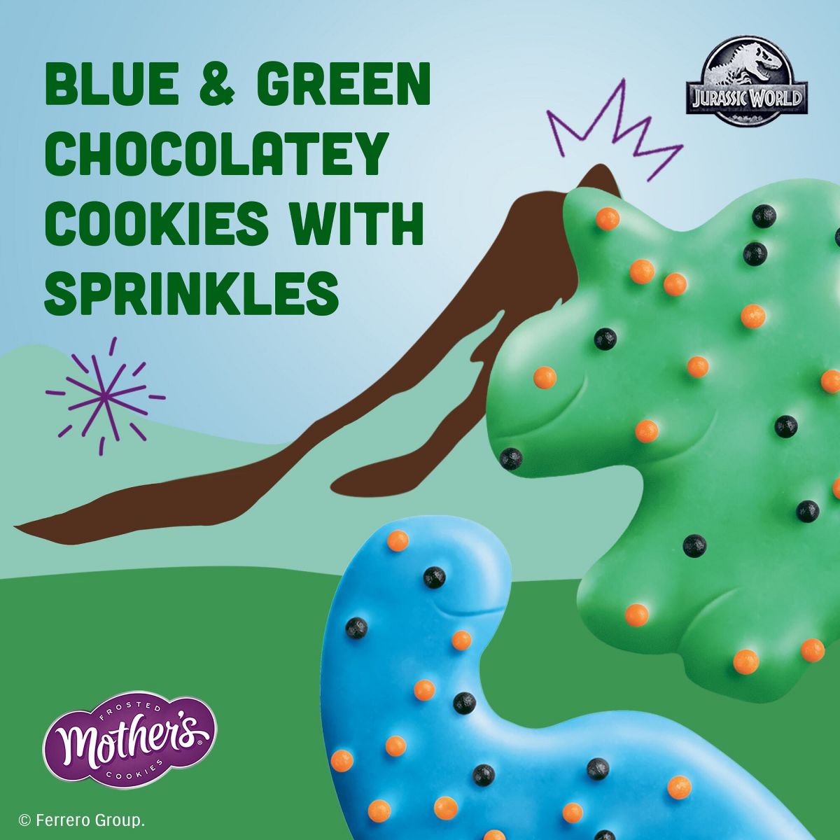 Mother’s Cookies Chocolatey Dynamite Dinosaurs Bag - 9oz