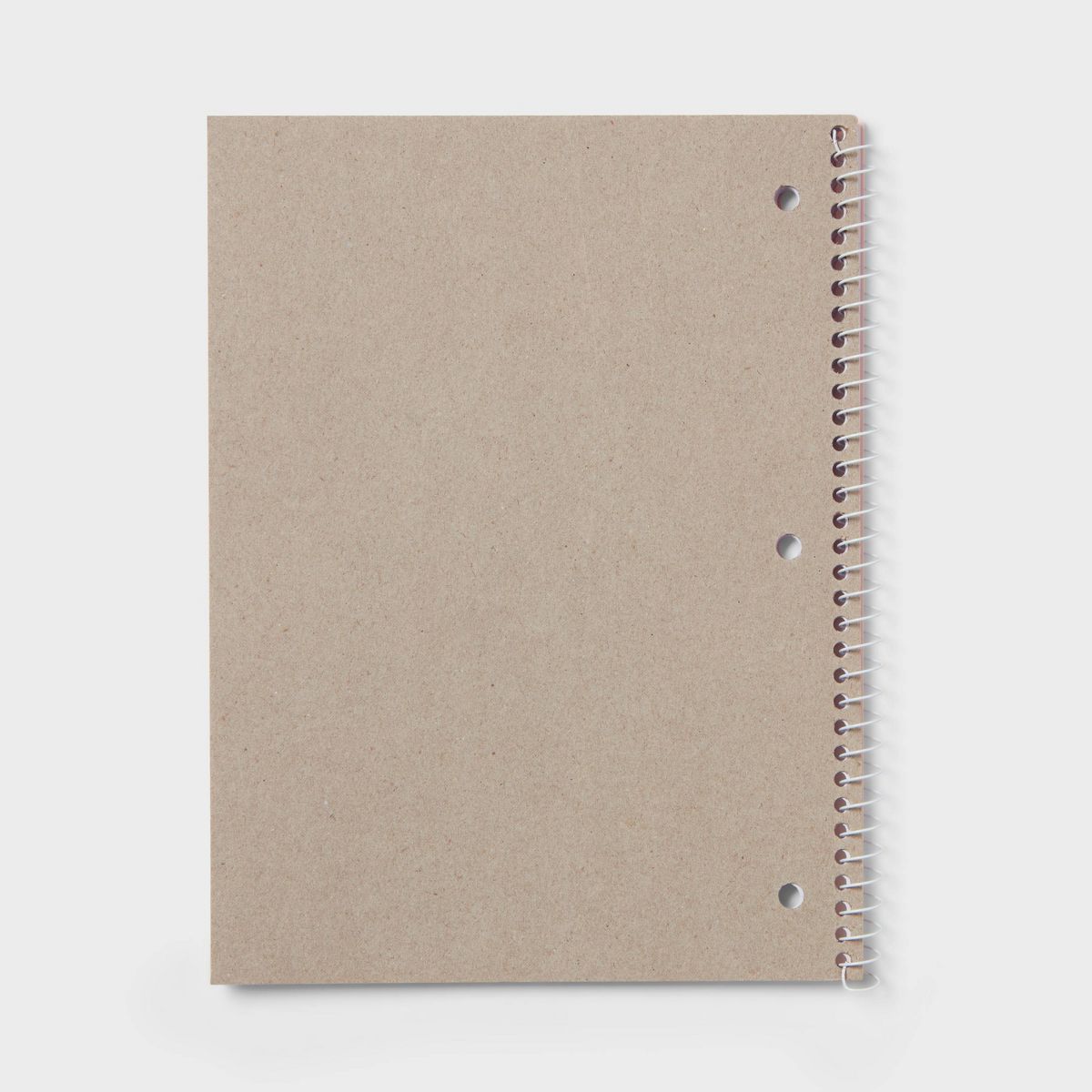 Spiral Notebook 7.5"x10.5" Poly Cover 70 Sheets Pastel Pink - up&up™