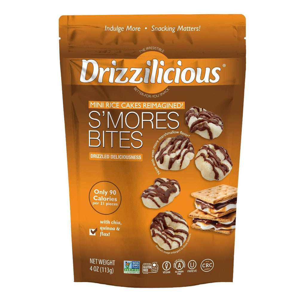 Drizzilicious S'mores Drizzled Mini Rice Cake - 4oz: Keto Certified, Organic