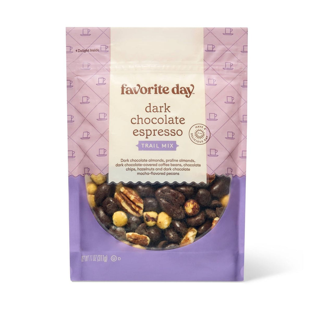 Favorite Day Dark Chocolate Espresso Trail Mix 11oz