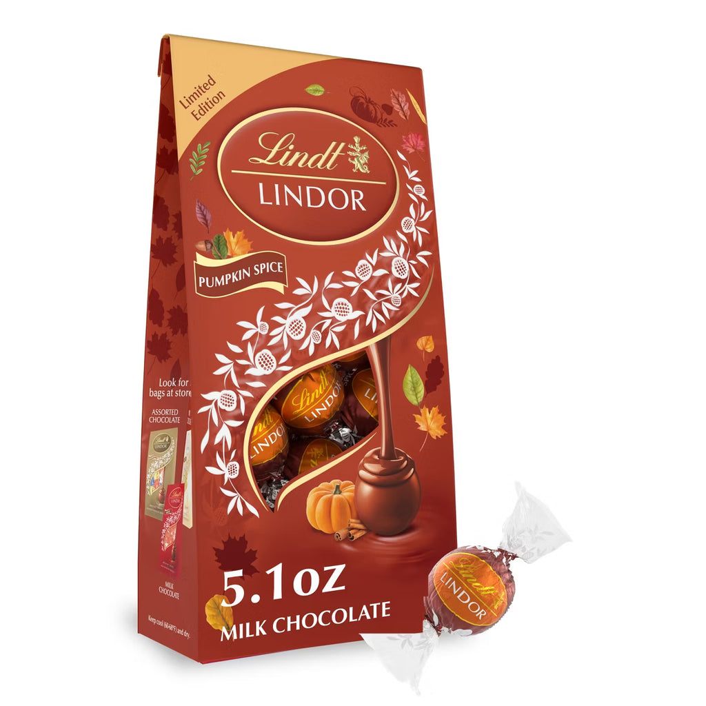 Lindt Lindor Pumpkin Spice Chocolate Truffles Limited Edition
