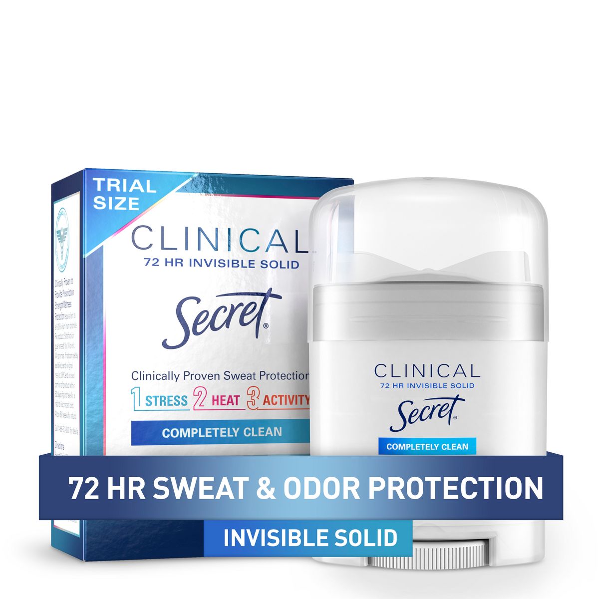 Secret Women's Clinical Strength Mini Invisible Solid Antiperspirant - Fresh Scent
