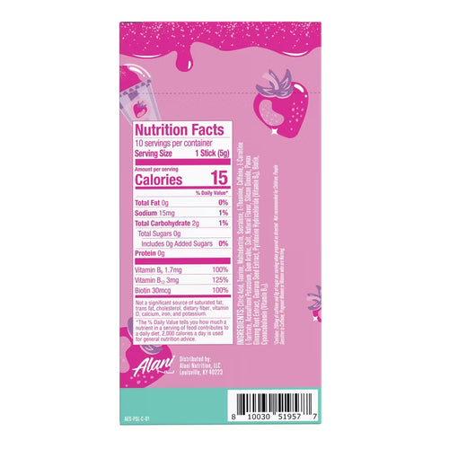 Alani Nu Energy Sticks Pink Slush - 10 pack