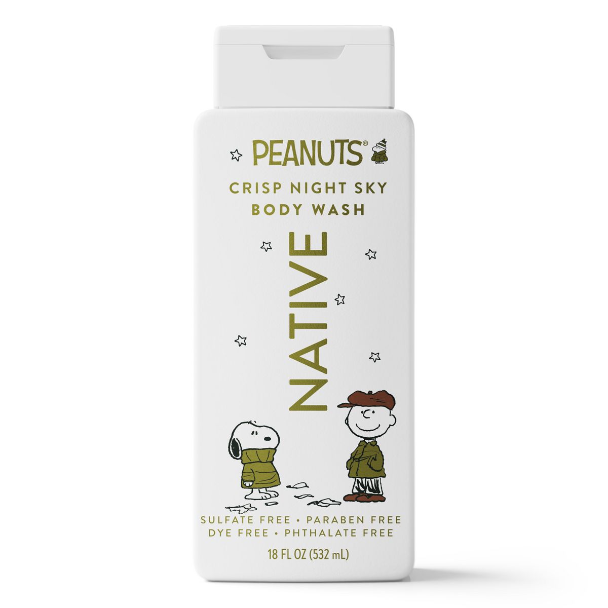 Native Peanuts Limited Edition Body Wash - Crisp Night Sky - 18 fl oz