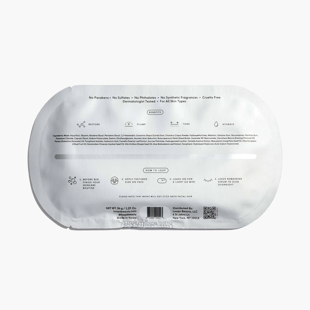 LOOPS Dream Sleep Face Mask - 1.27oz