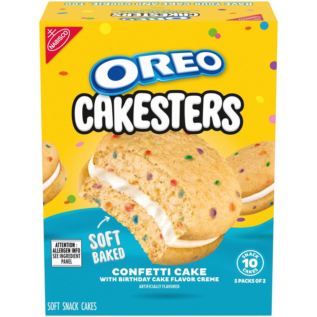 Oreo Cakesters Confetti Soft Snack Cakes Snack Packs - 10.1oz/5ct
