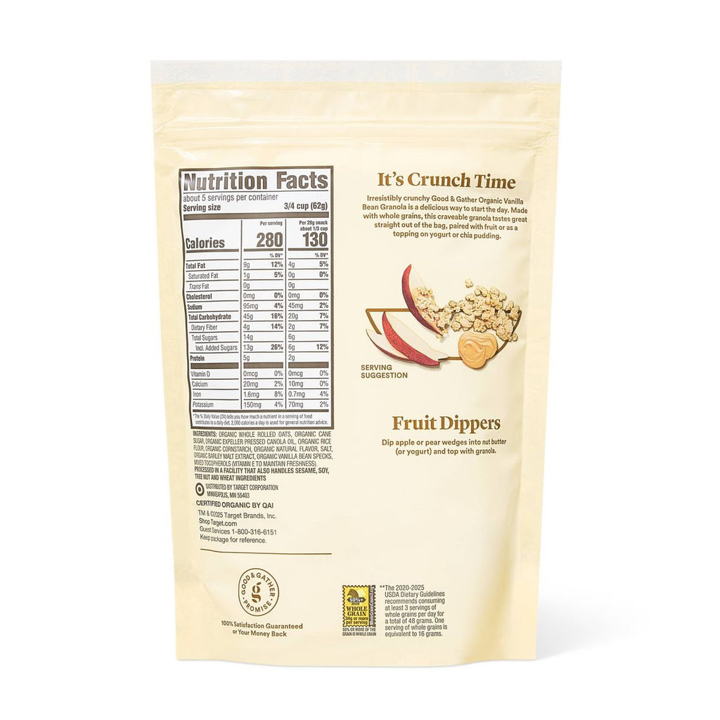 Organic Vanilla Bean Granola - 12oz - Good & Gather