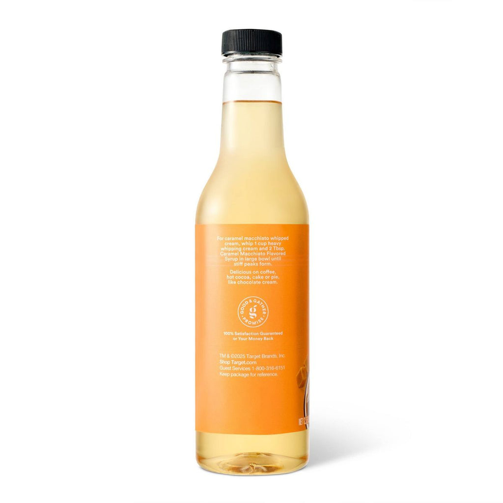 Caramel Macchiato Naturally Flavored Syrup - Good & Gather Target Favorite Day