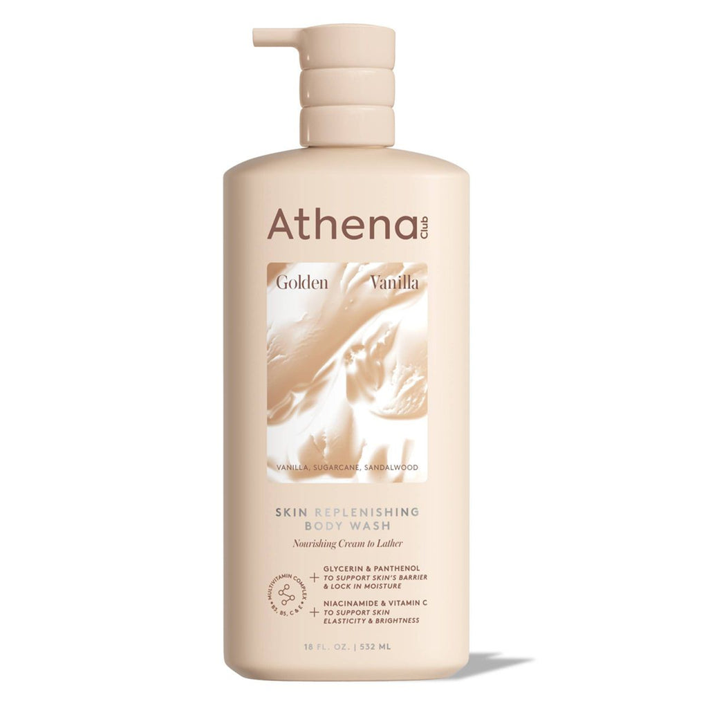 Athena Club Skin Replenishing Body Wash - Golden Vanilla - 18 fl oz: Liquid, Basic Cleansing, Whole