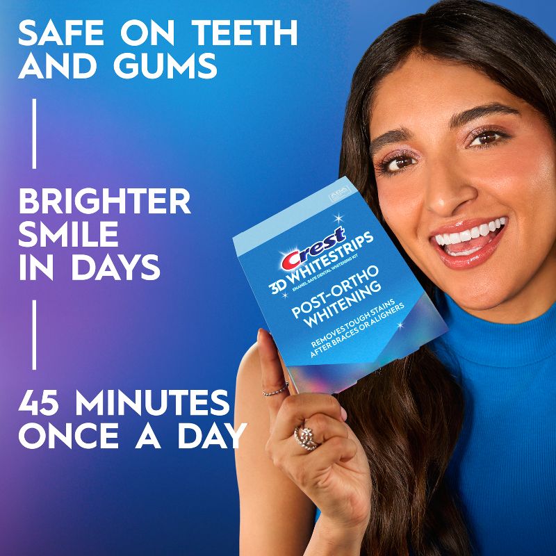 Crest 3D Whitestrips Post-Ortho Whitening System