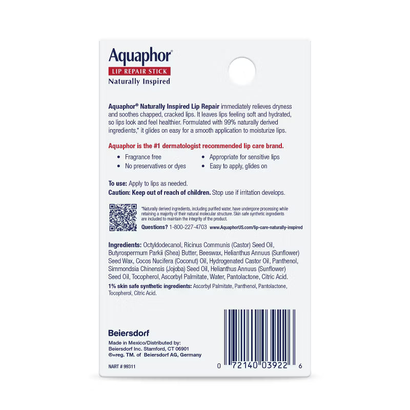 Aquaphor Lip Repair Stick - Coconut