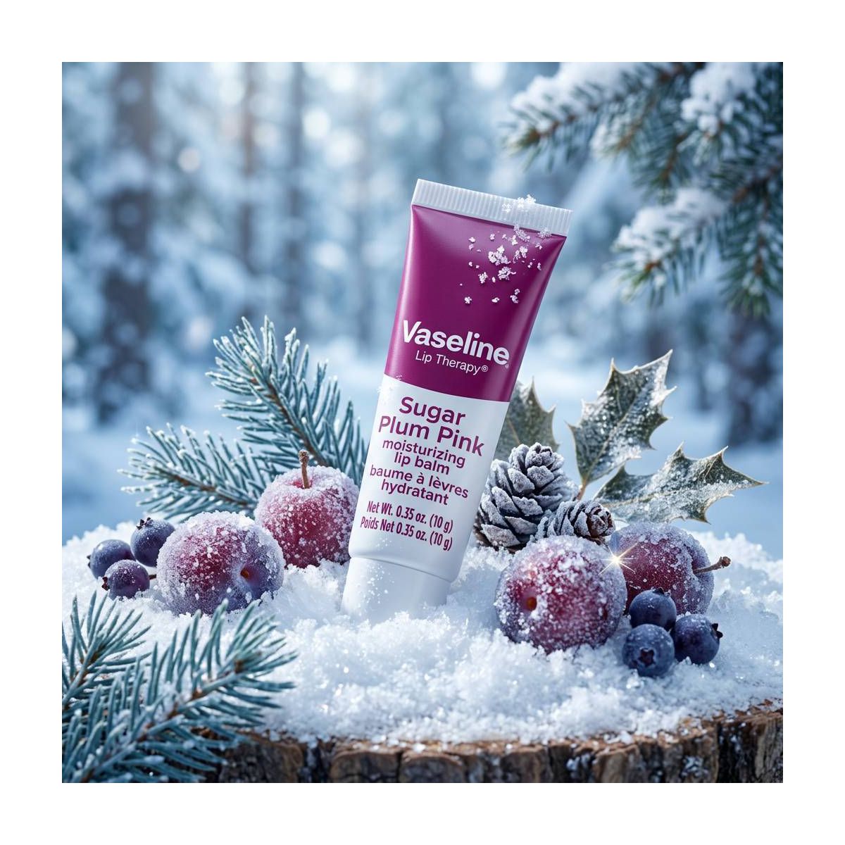 Vaseline Holiday Limited Edition Lip Balm - Sugar Plum - 2pk