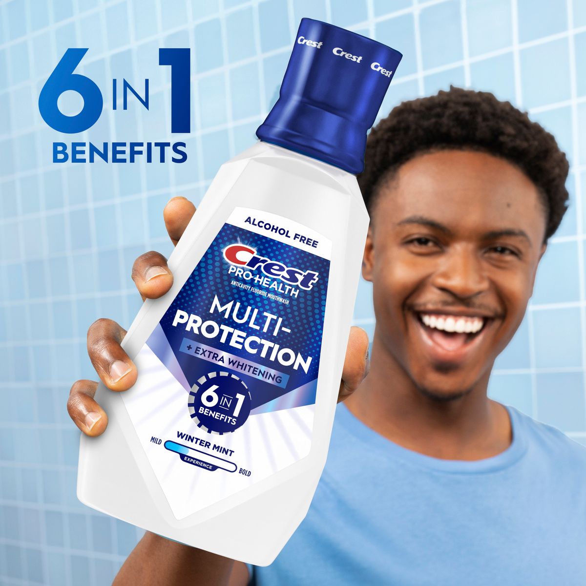 Crest Pro-Health Advanced Alcohol Free Mouthwash Mint - 32 fl oz