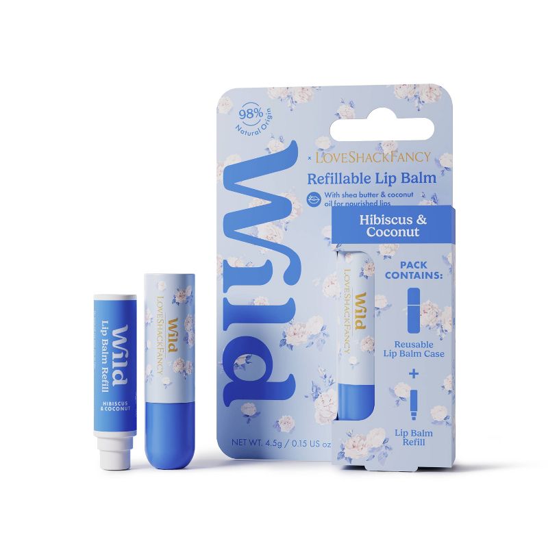 LoveShackFancy Hibiscus & Coconut Refillable Lip Balm