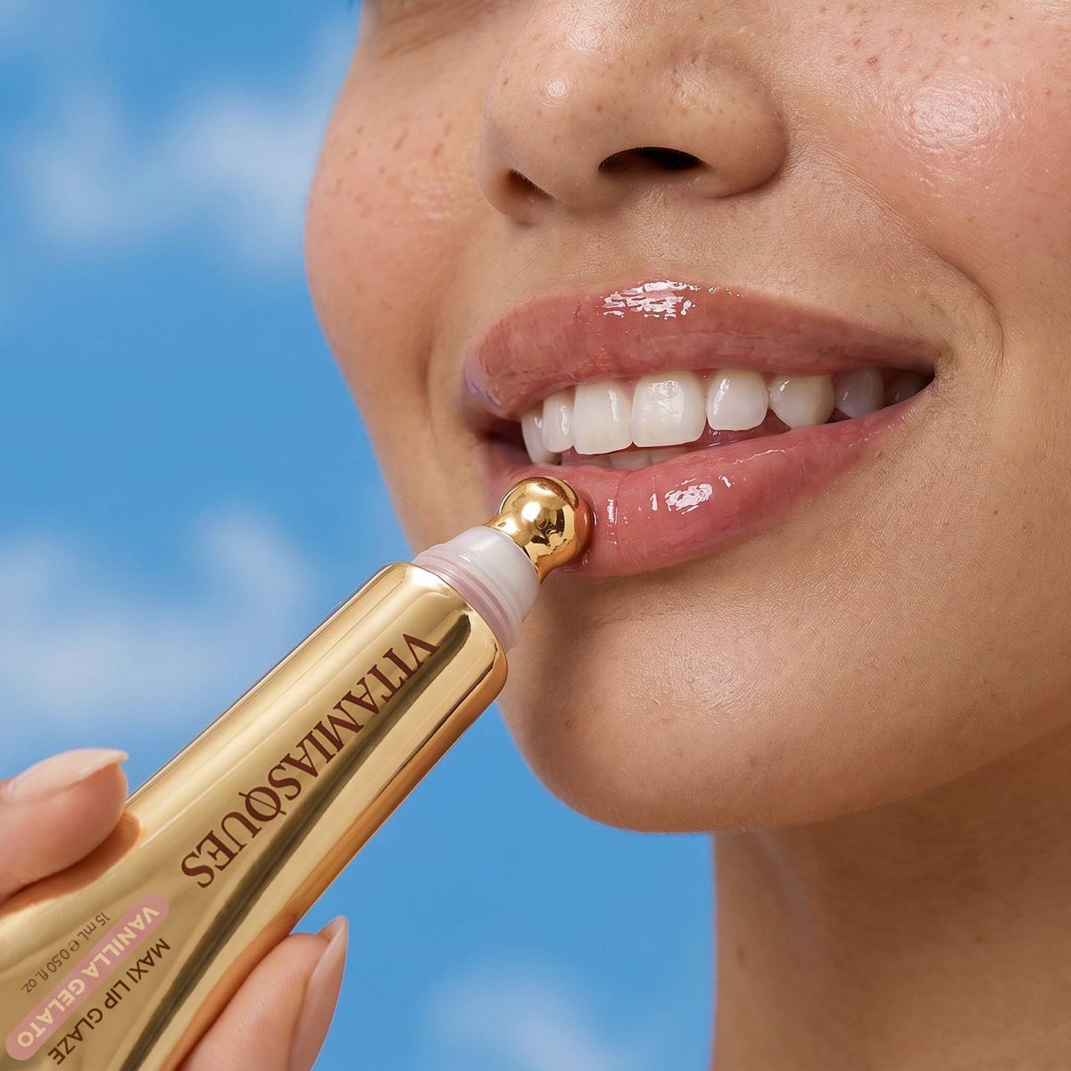 Vitamasques Lip Maxi Glaze - Vanilla Gelato - 0.5 fl oz