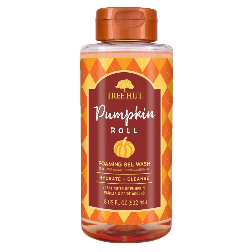Tree Hut Pumpkin Roll Foaming Gel Body Wash - 18 fl oz