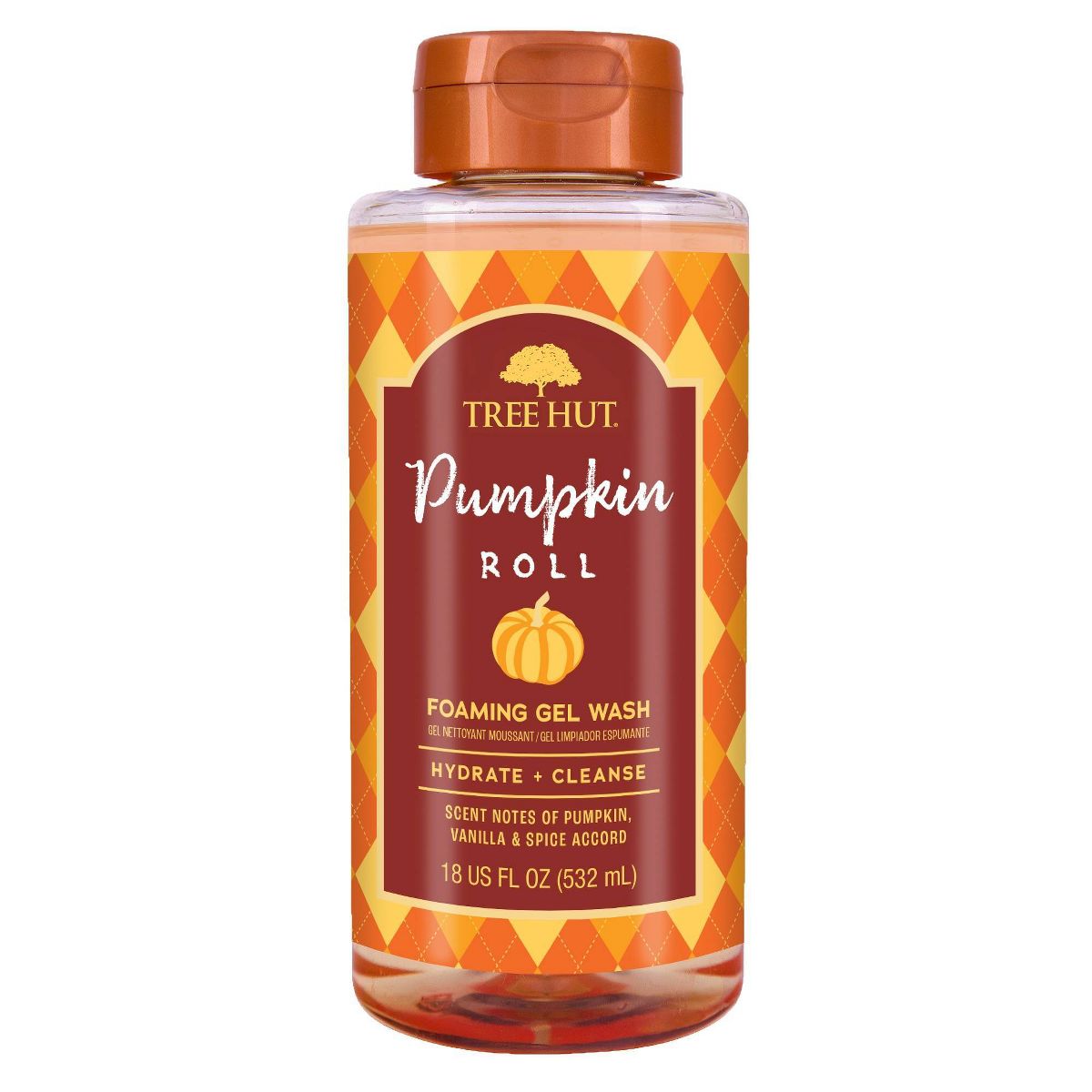 Tree Hut Pumpkin Roll Foaming Gel Body Wash - 18 fl oz