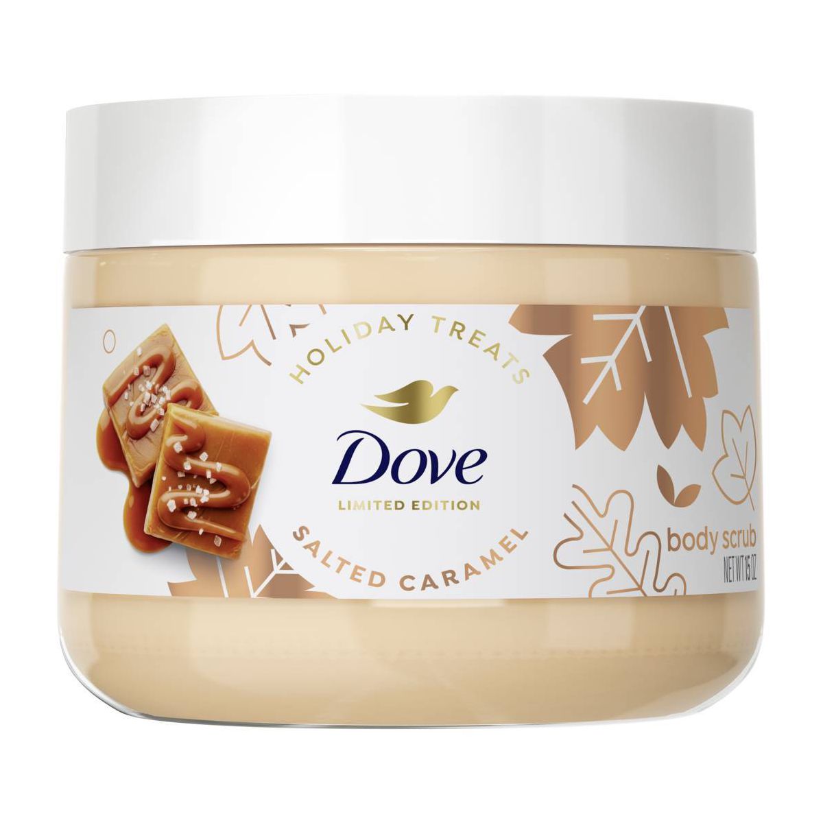 Dove Beauty Fall Treats Limited Edition Body Scrub - Salted Caramel - 15oz