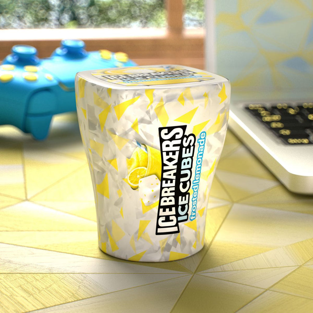 Ice Breakers Ice Cubes Frosted Lemonade Chewing Gum - 3.24oz