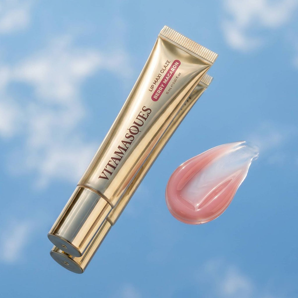 Vitamasques Lip Maxi Glaze - Berry Macaron - 0.5 fl oz