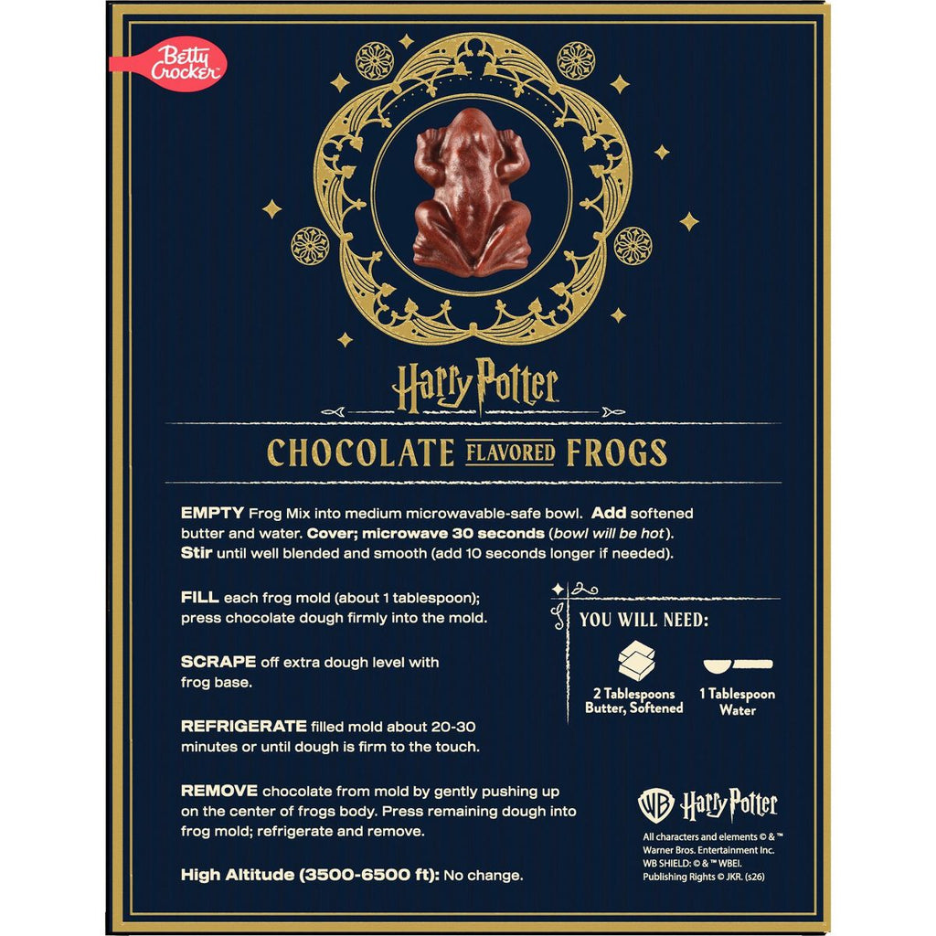 Betty Crocker Harry Potter Halloween Chocolatey Frogs Baking Mix - 6.9oz