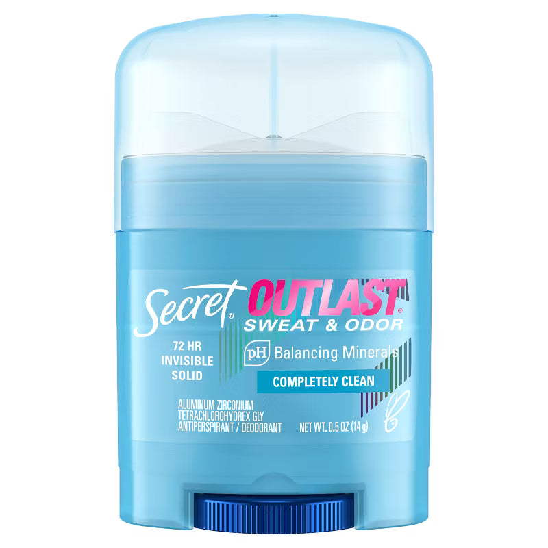 Secret Outlast Xtend Mini Invisible Solid Antiperspirant - Paraben-Free