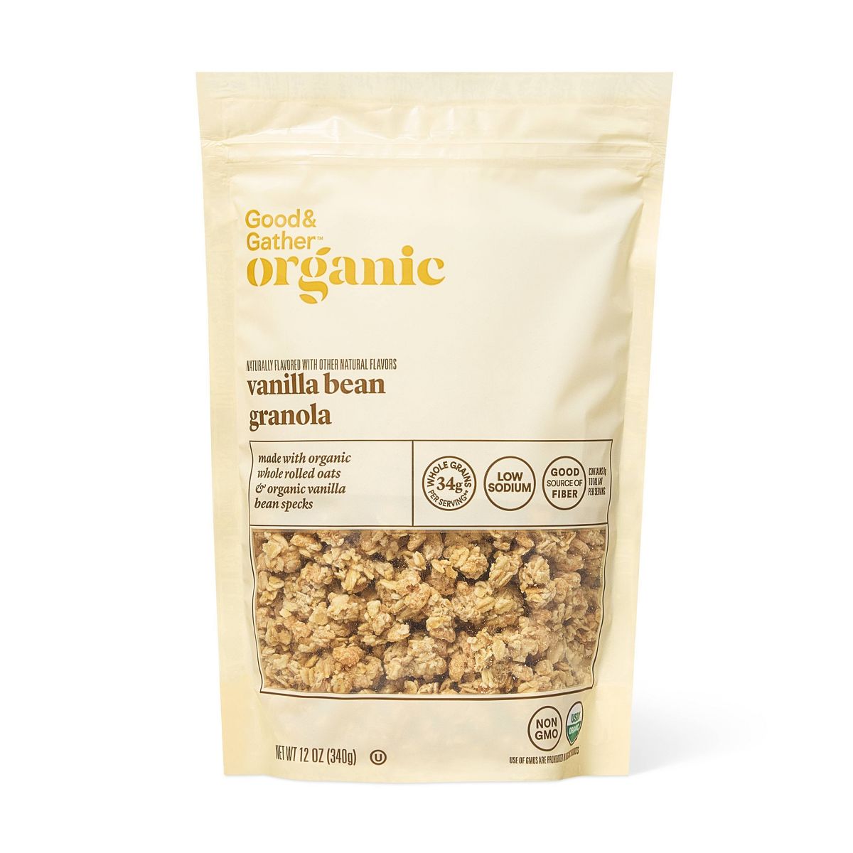 Organic Vanilla Bean Granola - 12oz - Good & Gather