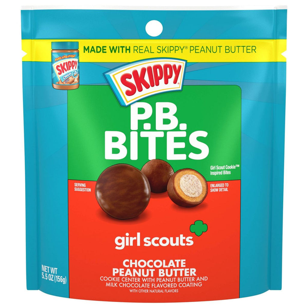 Skippy Bites Girl Scouts Chocolate Peanut Butter - 5.5oz: Creamy