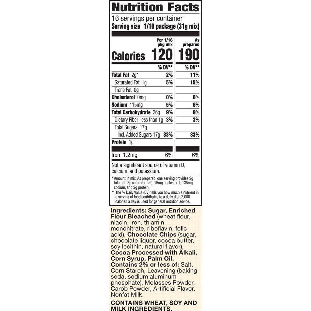 Betty Crocker Cookie Brownie Bars Mix - 17.4oz