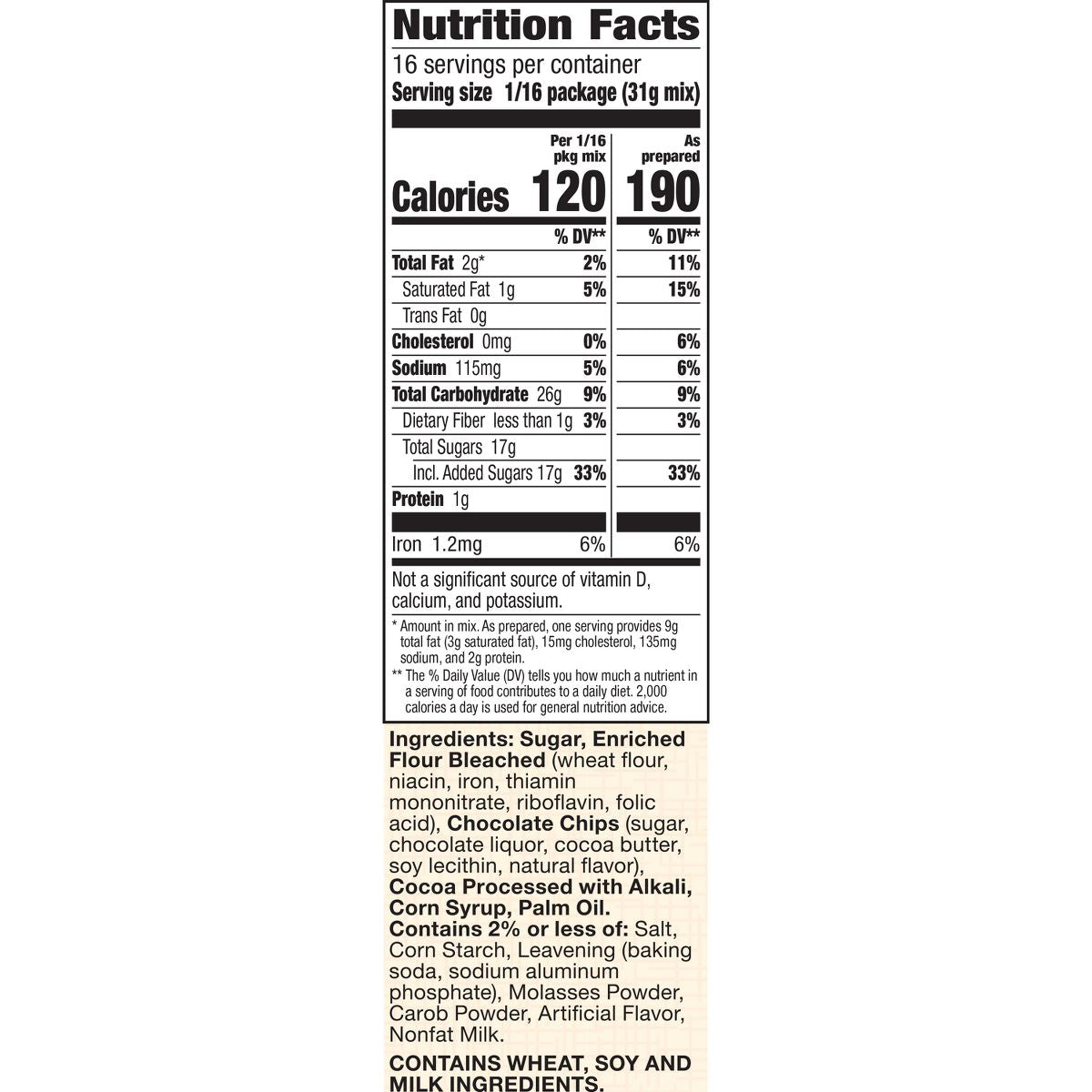 Betty Crocker Cookie Brownie Bars Mix - 17.4oz