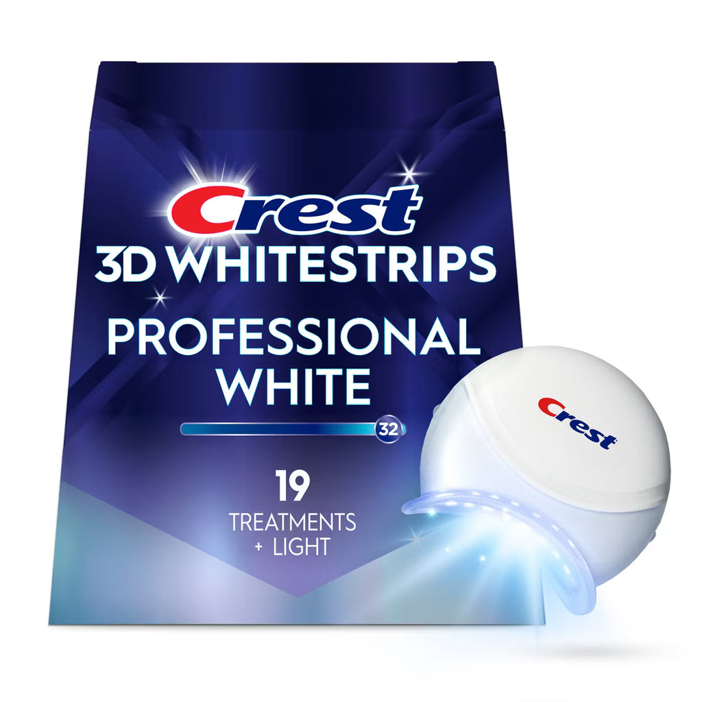 Crest 3D Whitestrips Professional White + LED Light - 19 Treatments