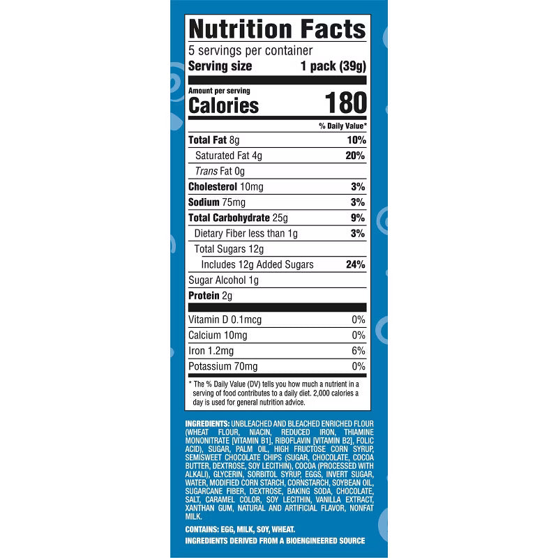 Chips Ahoy! Baked Bites Brookie Snack Pack - 39g