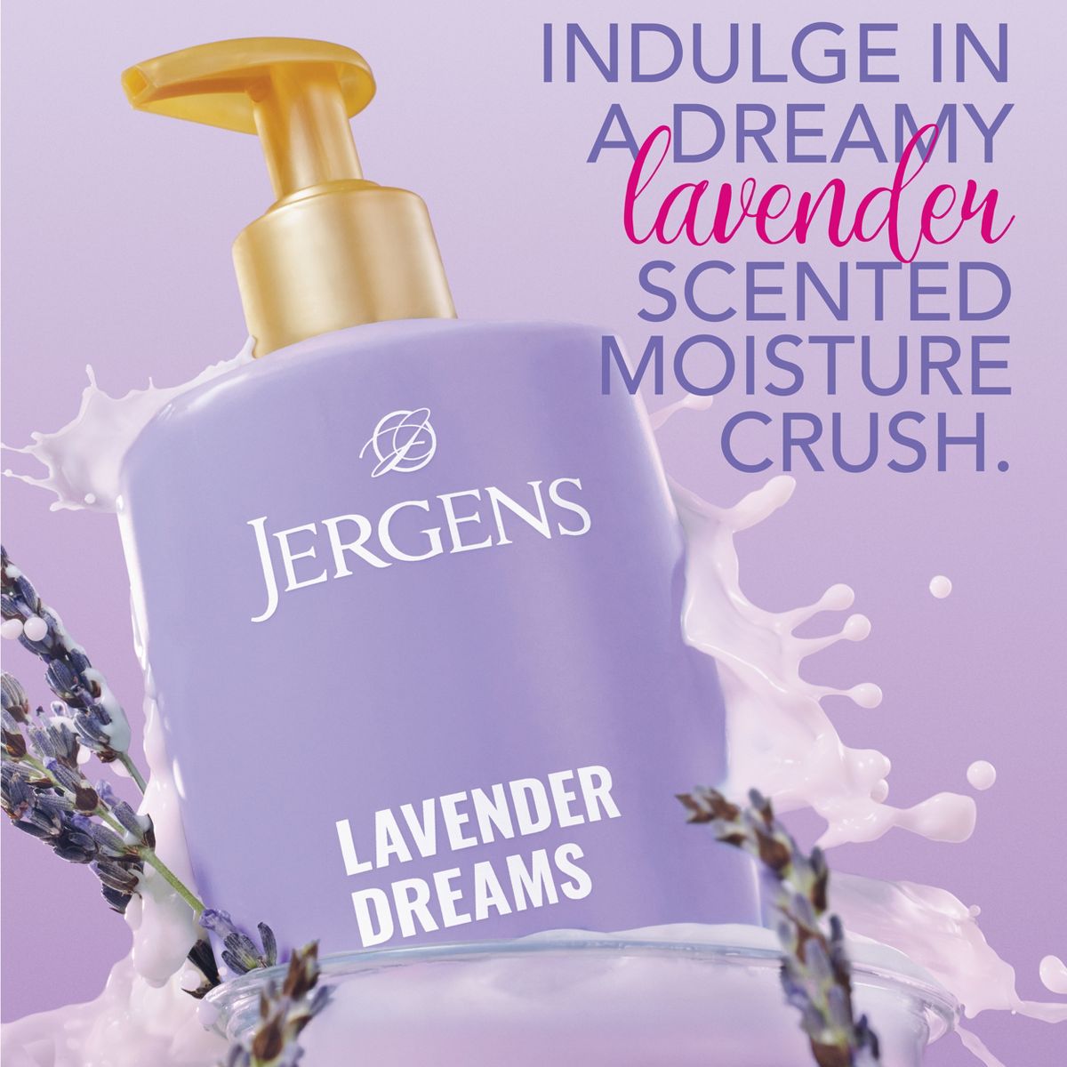 Jergens Shea Fusion Lavender Dreams Scented Body Lotion - 14 fl oz