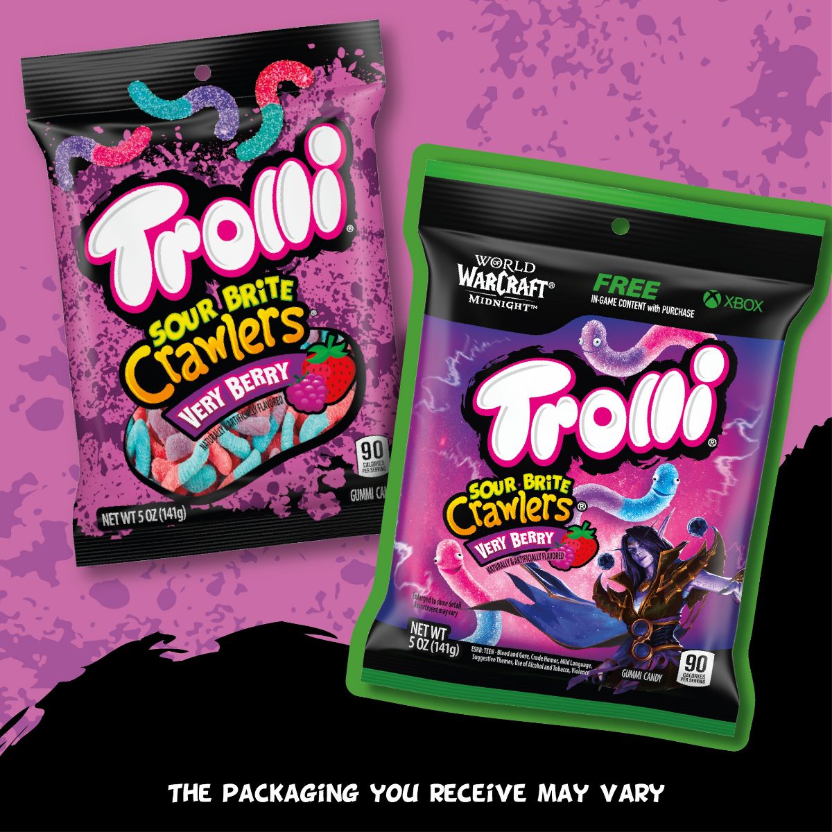 Trolli Sour Brite Crawlers Very Berry Gummi Candy - 7.2oz