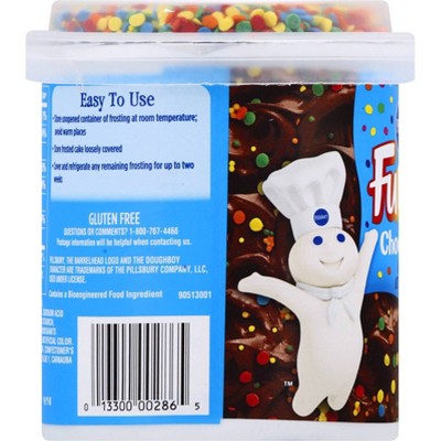 Pillsbury Funfetti Confetti Chocolate Fudge Frosting - 15.6oz