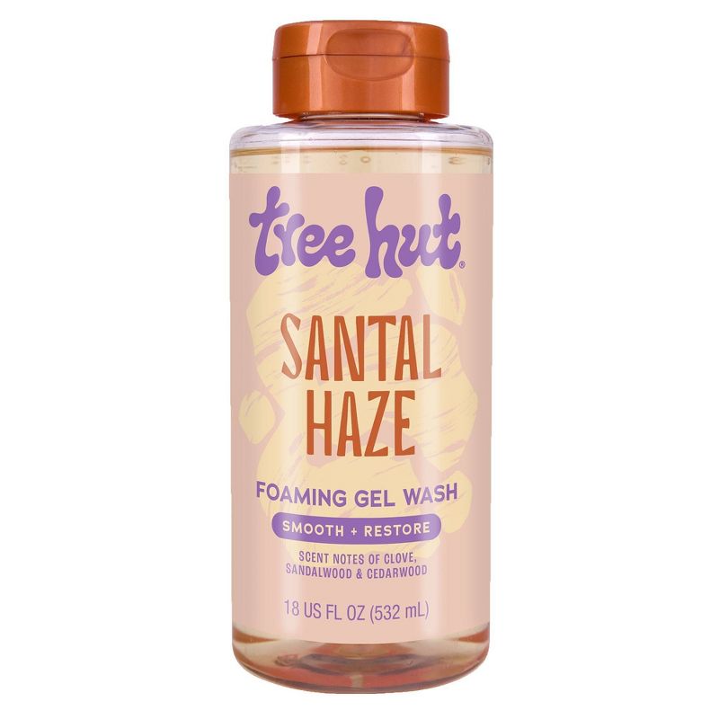 Tree Hut Foaming Gel Body Wash Santal Haze 18 fl oz